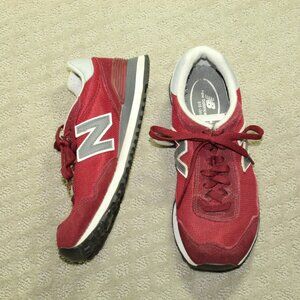 Women's Size 8 - New Balance Classic 515 Maroon Leather & Mesh Athletic Shoe